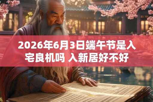 2026年6月3日端午节是入宅良机吗 入新居好不好 2026年6月3日端午节是入宅良机吗 入新居好不好