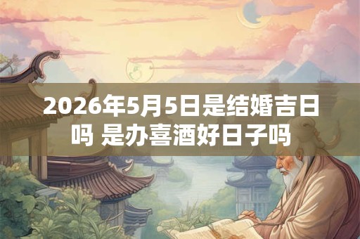 2026年5月5日是结婚吉日吗 是办喜酒好日子吗 2026年5月5日是结婚吉日吗 是办喜酒好日子吗