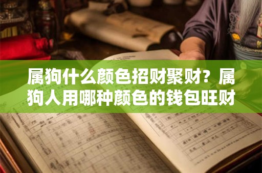 属狗什么颜色招财聚财？属狗人用哪种颜色的钱包旺财