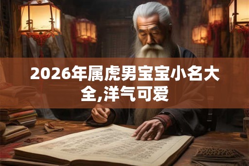 2026年属虎男宝宝小名大全,洋气可爱 2026年属虎男宝宝小名大全,洋气可爱