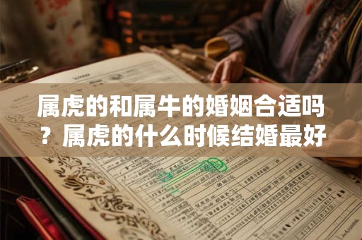 属虎的和属牛的婚姻合适吗？属虎的什么时候结婚最好？