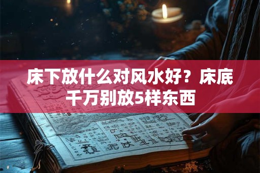 床下放什么对风水好?床底千万别放5样东西 床下放什么对风水好?床底千万别放5样东西