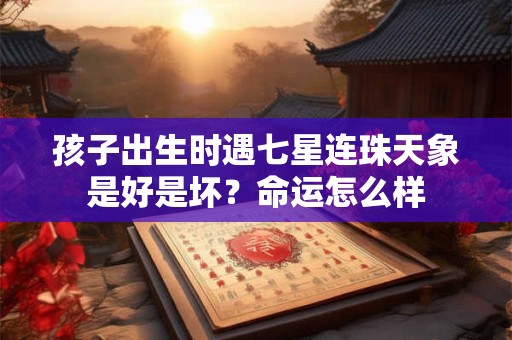 孩子出生时遇七星连珠天象是好是坏?命运怎么样 孩子出生时遇七星连珠天象是好是坏?命运怎么样