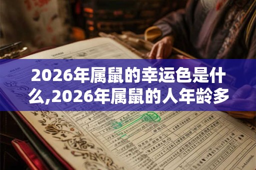2026年属鼠的幸运色是什么,2026年属鼠的人年龄多大？