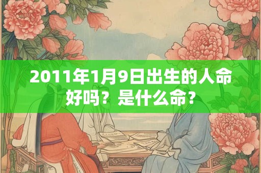 2011年1月9日出生的人命好吗?是什么命? 2011年1月9日出生的人命好吗?是什么命?