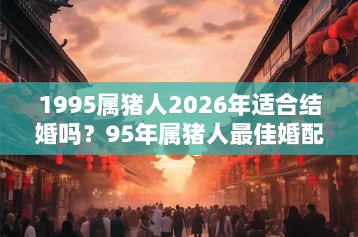 1995属猪人2026年适合结婚吗？95年属猪人最佳婚配属相