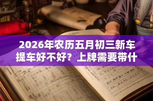 2026年农历五月初三新车提车好不好？上牌需要带什么资料？