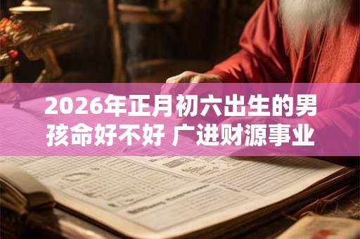 2026年正月初六出生的男孩命好不好 广进财源事业顺利