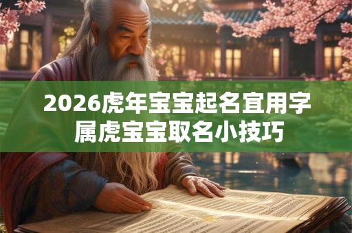2026虎年宝宝起名宜用字 属虎宝宝取名小技巧 2026虎年宝宝起名宜用字 属虎宝宝取名小技巧