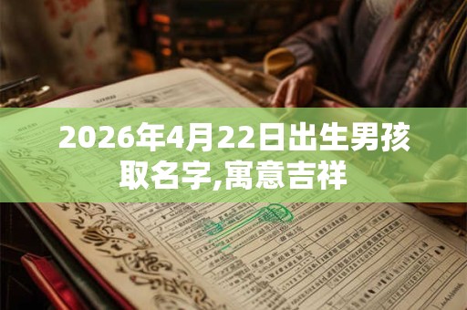 2026年4月22日出生男孩取名字,寓意吉祥 2026年4月22日出生男孩取名字,寓意吉祥