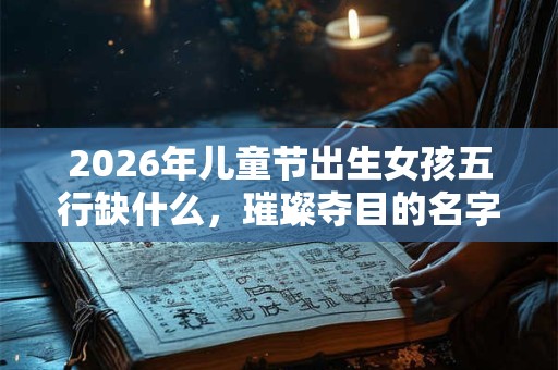2026年儿童节出生女孩五行缺什么，璀璨夺目的名字怎么取？