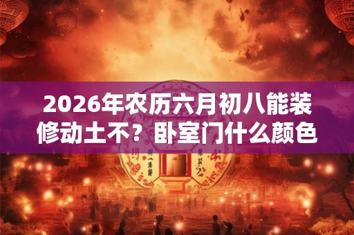 2026年农历六月初八能装修动土不?卧室门什么颜色招财 2026年农历六月初八能装修动土不?卧室门什么颜色招财