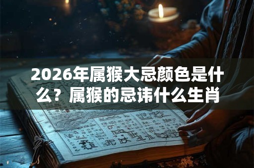 2026年属猴大忌颜色是什么?属猴的忌讳什么生肖 2026年属猴大忌颜色是什么?属猴的忌讳什么生肖