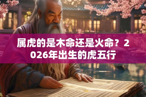 属虎的是木命还是火命?2026年出生的虎五行 属虎的是木命还是火命?2026年出生的虎五行