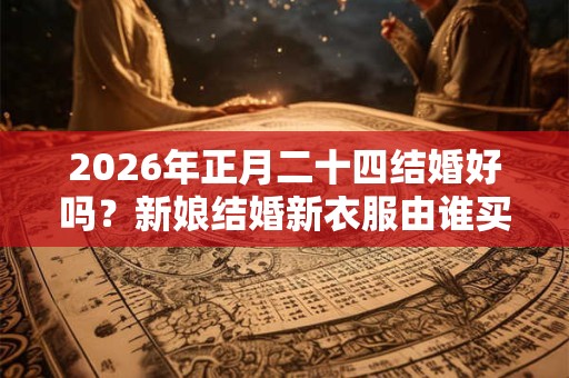 2026年正月二十四结婚好吗？新娘结婚新衣服由谁买？