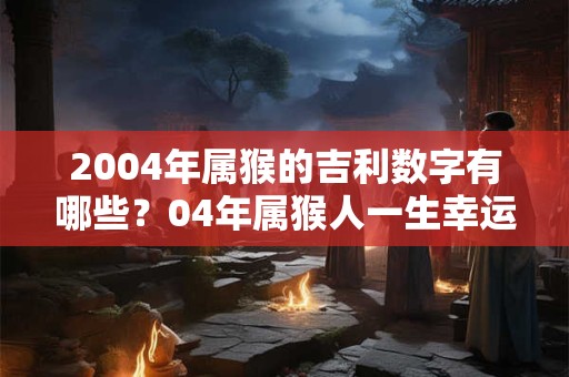2004年属猴的吉利数字有哪些？04年属猴人一生幸运数字