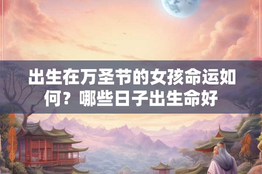 出生在万圣节的女孩命运如何？哪些日子出生命好