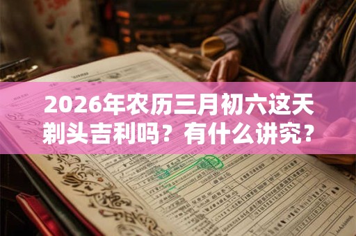 2026年农历三月初六这天剃头吉利吗？有什么讲究？