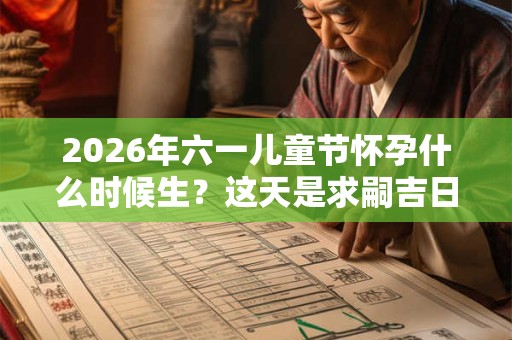 2026年六一儿童节怀孕什么时候生？这天是求嗣吉日吗？