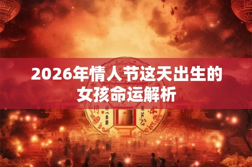 2026年情人节这天出生的女孩命运解析
