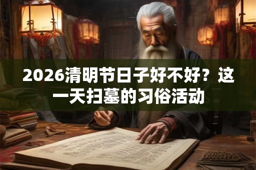 2026清明节日子好不好？这一天扫墓的习俗活动