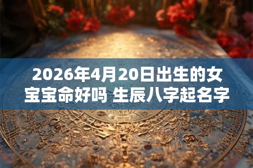 2026年4月20日出生的女宝宝命好吗 生辰八字起名字