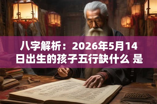 八字解析：2026年5月14日出生的孩子五行缺什么 是什么命