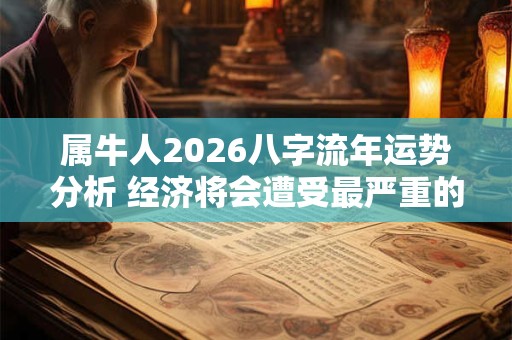 属牛人2026八字流年运势分析 经济将会遭受最严重的打击