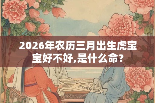 2026年农历三月出生虎宝宝好不好,是什么命? 2026年农历三月出生虎宝宝好不好,是什么命?