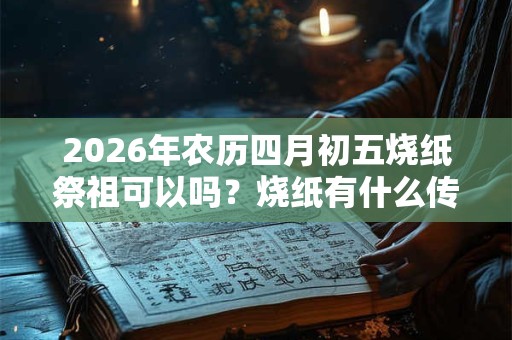 2026年农历四月初五烧纸祭祖可以吗？烧纸有什么传说？
