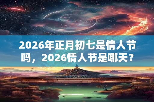 2026年正月初七是情人节吗，2026情人节是哪天？