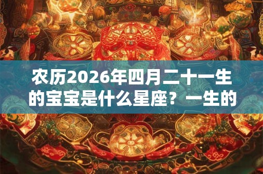 农历2026年四月二十一生的宝宝是什么星座？一生的运势如何？