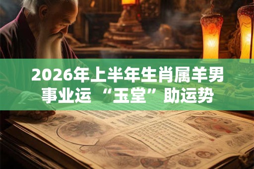 2026年上半年生肖属羊男事业运 “玉堂”助运势