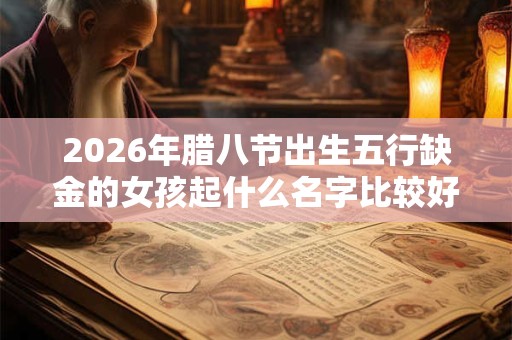 2026年腊八节出生五行缺金的女孩起什么名字比较好? 2026年腊八节出生五行缺金的女孩起什么名字比较好?
