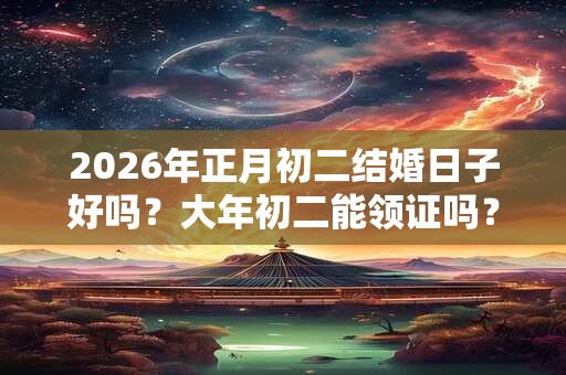 2026年正月初二结婚日子好吗?大年初二能领证吗? 2026年正月初二结婚日子好吗?大年初二能领证吗?