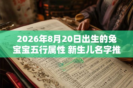 2026年8月20日出生的兔宝宝五行属性 新生儿名字推荐