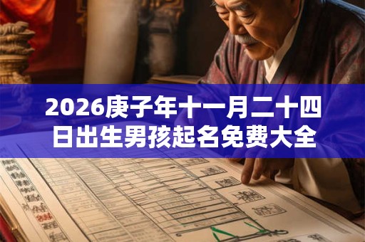 2026庚子年十一月二十四日出生男孩起名免费大全 2026庚子年十一月二十四日出生男孩起名免费大全