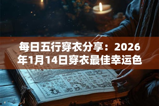 每日五行穿衣分享:2026年1月14日穿衣最佳幸运色 每日五行穿衣分享:2026年1月14日穿衣最佳幸运色