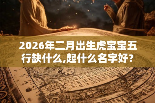 2026年二月出生虎宝宝五行缺什么,起什么名字好? 2026年二月出生虎宝宝五行缺什么,起什么名字好?