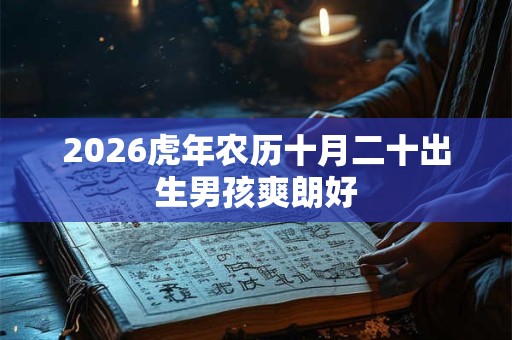 2026虎年农历十月二十出生男孩爽朗好