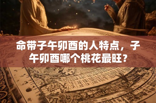 命带子午卯酉的人特点，子午卯酉哪个桃花最旺？