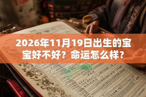 2026年11月19日出生的宝宝好不好？命运怎么样？