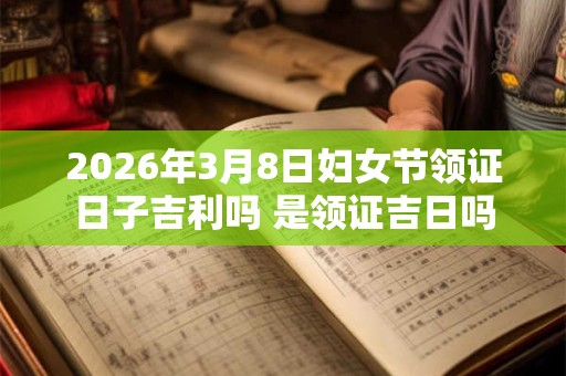 2026年3月8日妇女节领证日子吉利吗 是领证吉日吗