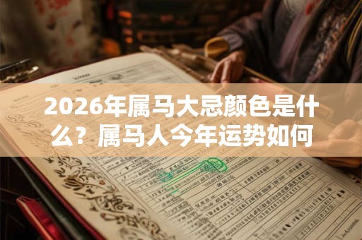2026年属马大忌颜色是什么?属马人今年运势如何 2026年属马大忌颜色是什么?属马人今年运势如何
