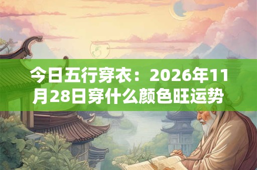 今日五行穿衣：2026年11月28日穿什么颜色旺运势