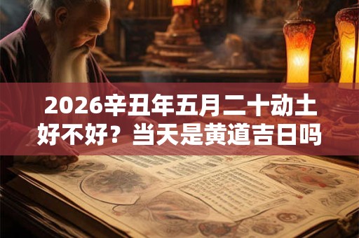 2026辛丑年五月二十动土好不好？当天是黄道吉日吗？