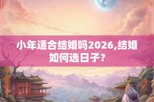 小年适合结婚吗2026,结婚如何选日子? 小年适合结婚吗2026,结婚如何选日子?