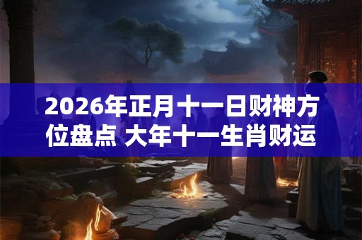 2026年正月十一日财神方位盘点 大年十一生肖财运解析