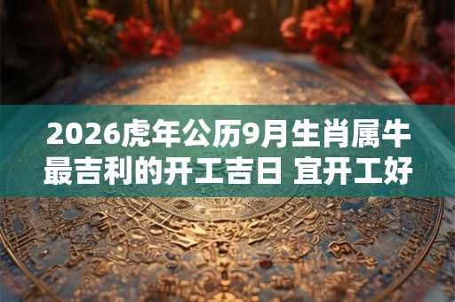 2026虎年公历9月生肖属牛最吉利的开工吉日 宜开工好时机