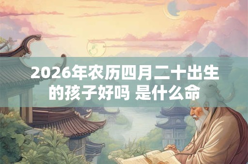 2026年农历四月二十出生的孩子好吗 是什么命
